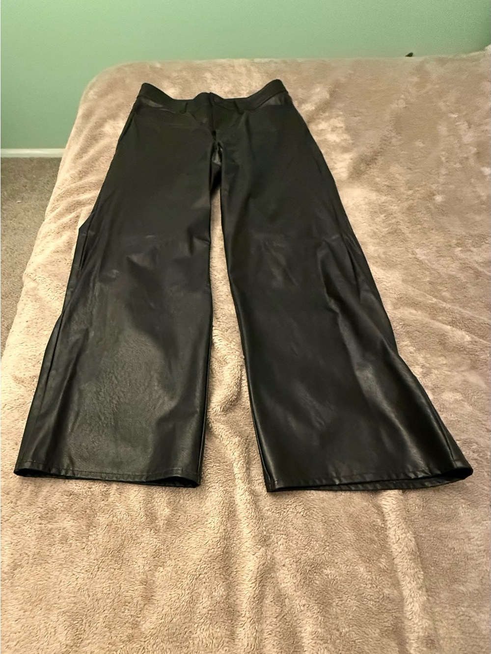 Paige black coated jeans